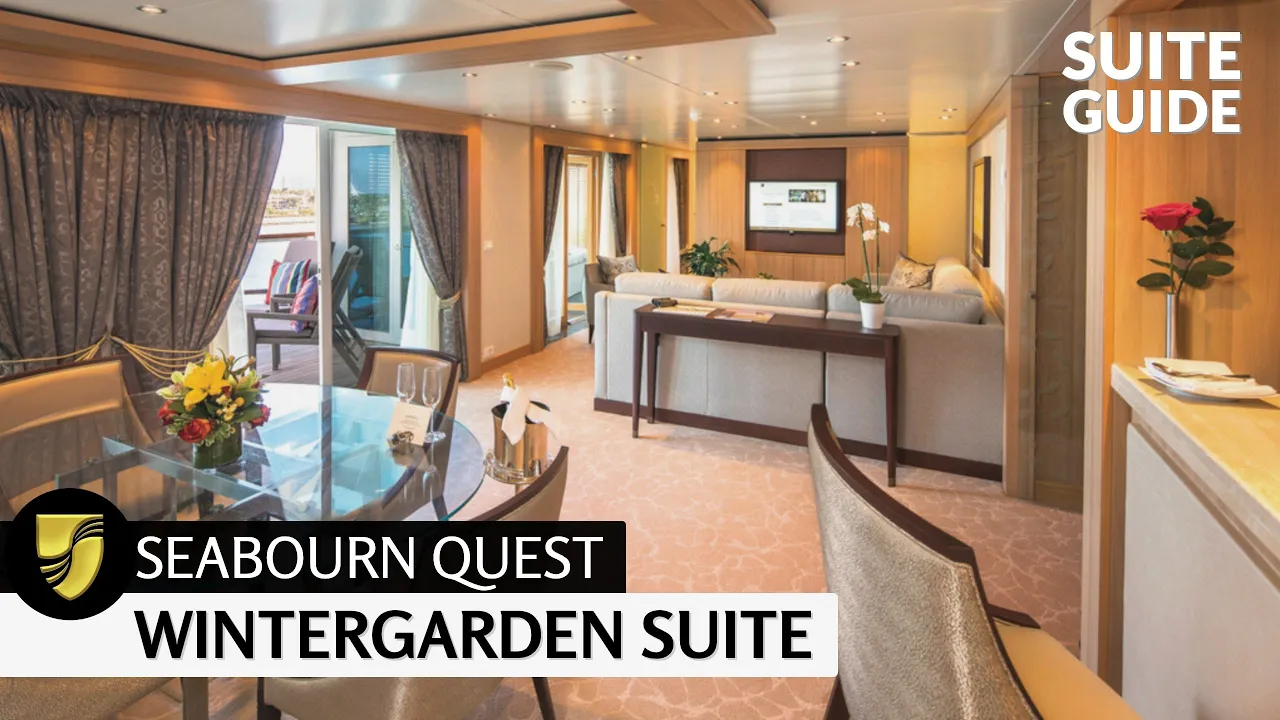 Seabourn Quest | Wintergarden Suite Full Walkthrough Tour | 4K