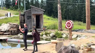 grouse mountain lumberjack show part 2