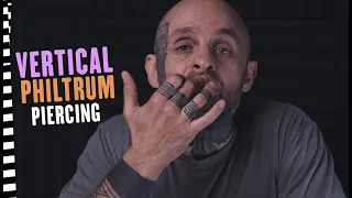 Vertical Philtrum Jestrum Piercing Info Aftercare UrbanBodyJewelry com