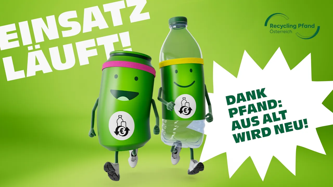 Recycling Pfand Österreich — Recycling Pfand Österreich: Einsatz läuft! (YouTube video ad)