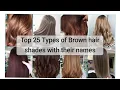 25 Types Of Brown Hair Dye Shades With Their Names 2023 Trending Brown Hair Color Shades