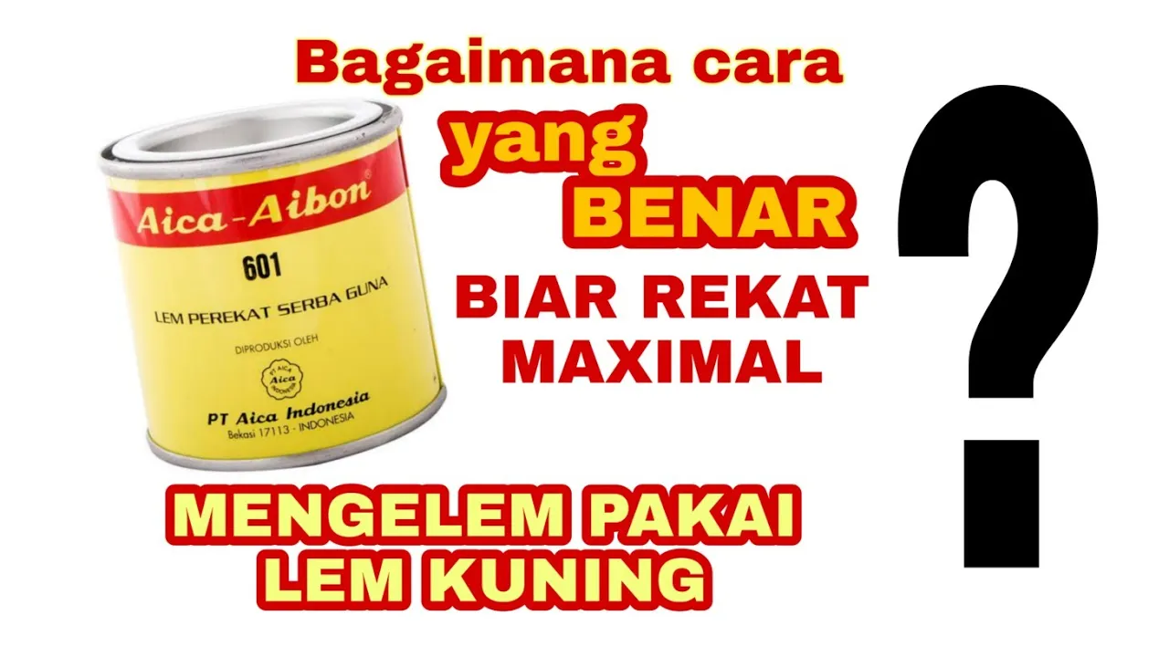 Cara Mudah memperbaiki sepatu (ngelem sepatu yang kuat)