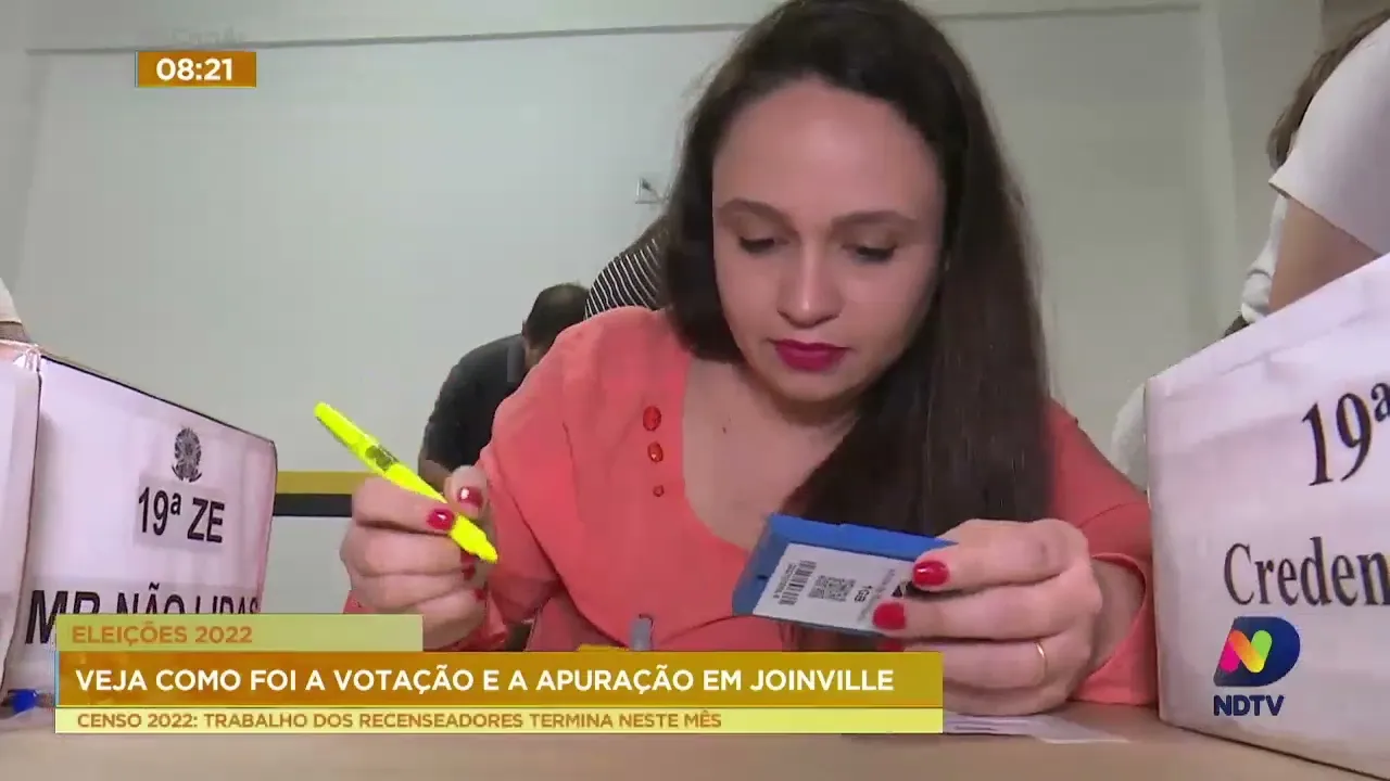 Confira a apuração de votos na cidade de Joinville