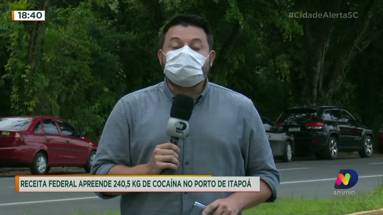 Receita federal aprende carga de cocaína no porto de Itapoá