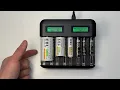 EBL NiMh Batteries and 8-bay battery charger with USB-C and Micro-USB Inputs