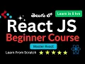 React Tutorials in Telugu React JS Beginner Course