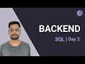 Backend Day 2 Part 2 Practice SQL foreign keys