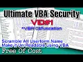 Ultimate VBA Security Part 1 VBA to make all Userform Name Un-Readable