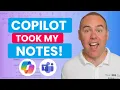 Download Lagu How to Use Copilot to Automate Meeting Notes in Microsoft Teams!