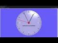 Vpython Real Time Animated Clock