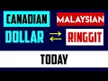 1 CAD to MYR - Canadian Dollars to Malaysian Ringgits Currency Exchange Rates Today 27 JULY 2024
