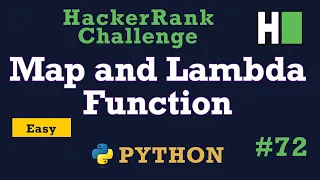 72 Map and Lambda Function Hackerrank Python Solution Explained