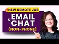 NO PHONE WORK Email Chat Non Phone Work Work From Home Job