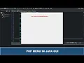 Java GUI Tutorial - Making A Popup Menu in Java GUI