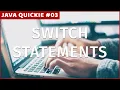 Switch Statements Explained in UNDER 3 MINUTES Java Quickie