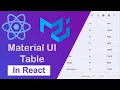 1 Material UI Material Table Table in React