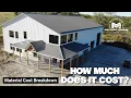 How Much Does it Cost - Barndominium Material Cost Full Timelapse Frontier Fields