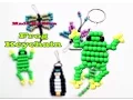 Beads Frog keychain