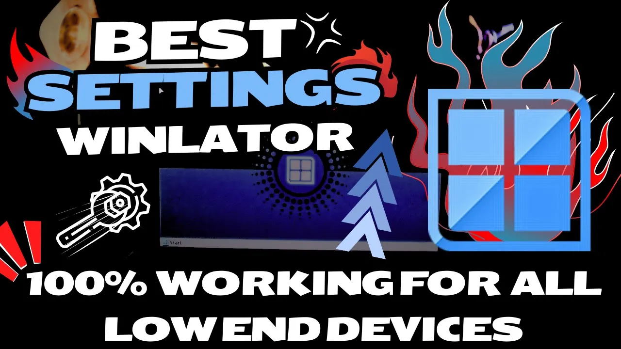 Winlator Best Settings For Low End Devices - 100% working for all games