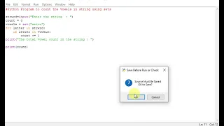Python Program to count the vowels in string using sets