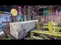 sawing a big nasty black oak log 544
