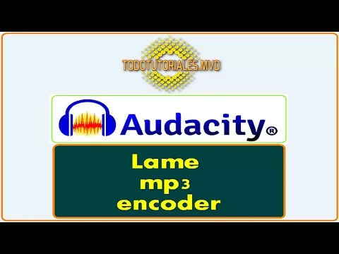 Download MP3 Lame MP3 encoder para Audacity