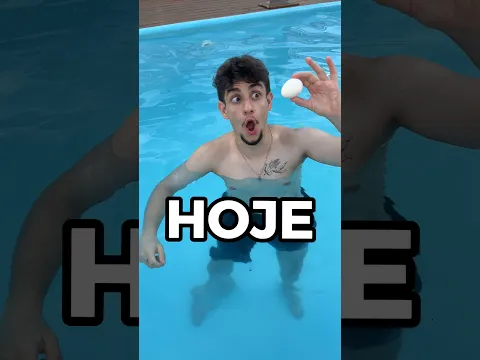AFUNDA OU BÓIA NA PISCINA 😱