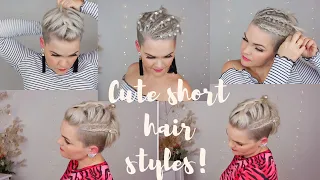 How to style a short Pixiecut braids