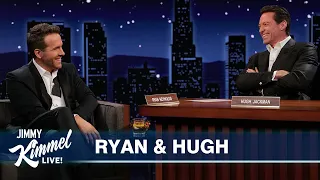 Guest Hosts Ryan Reynolds Hugh Jackman Interview Each Other