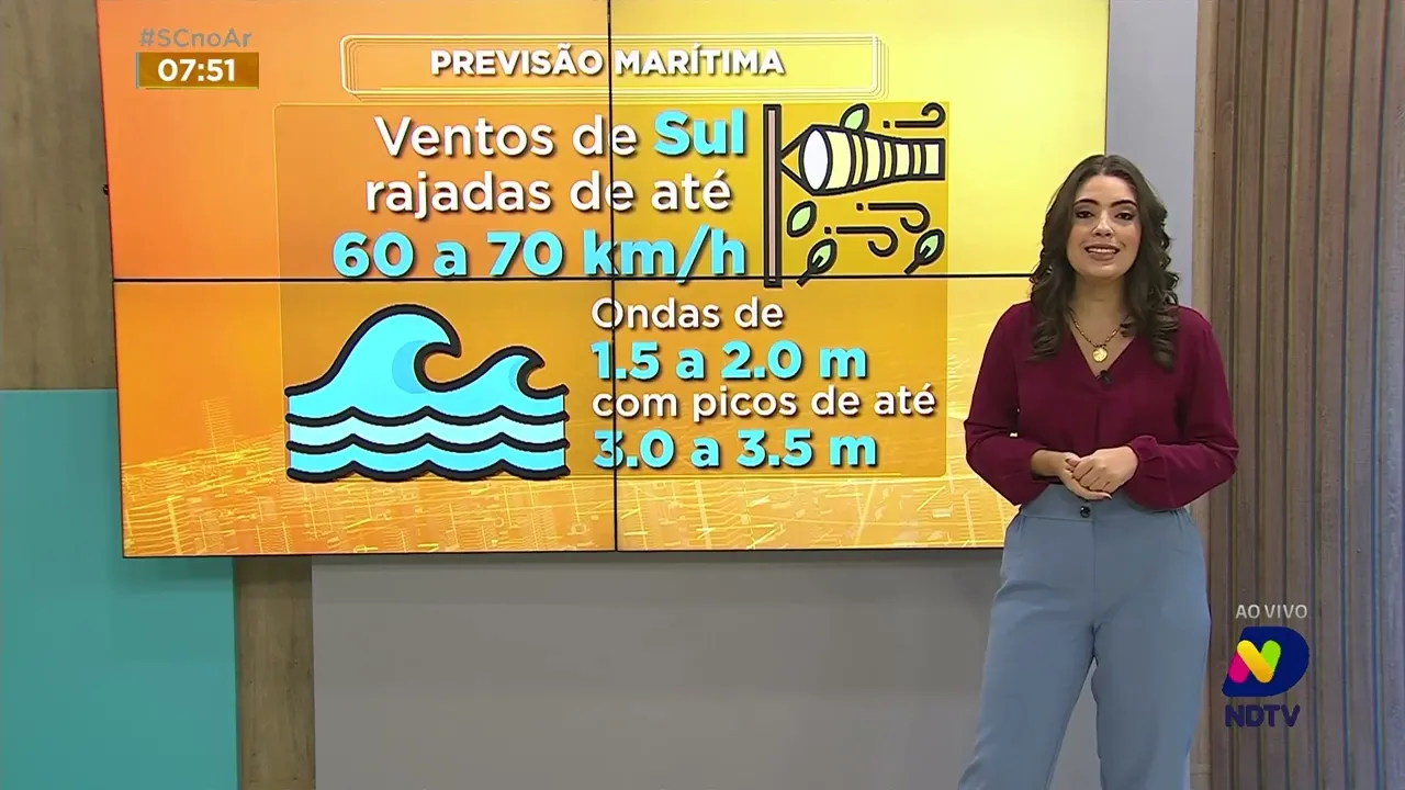 Confira a previsão do tempo para esta terça-feira em SC