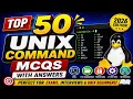 Top 50 UNIX Commands MCQs