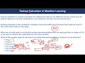 Feature Extraction in Machine Learning