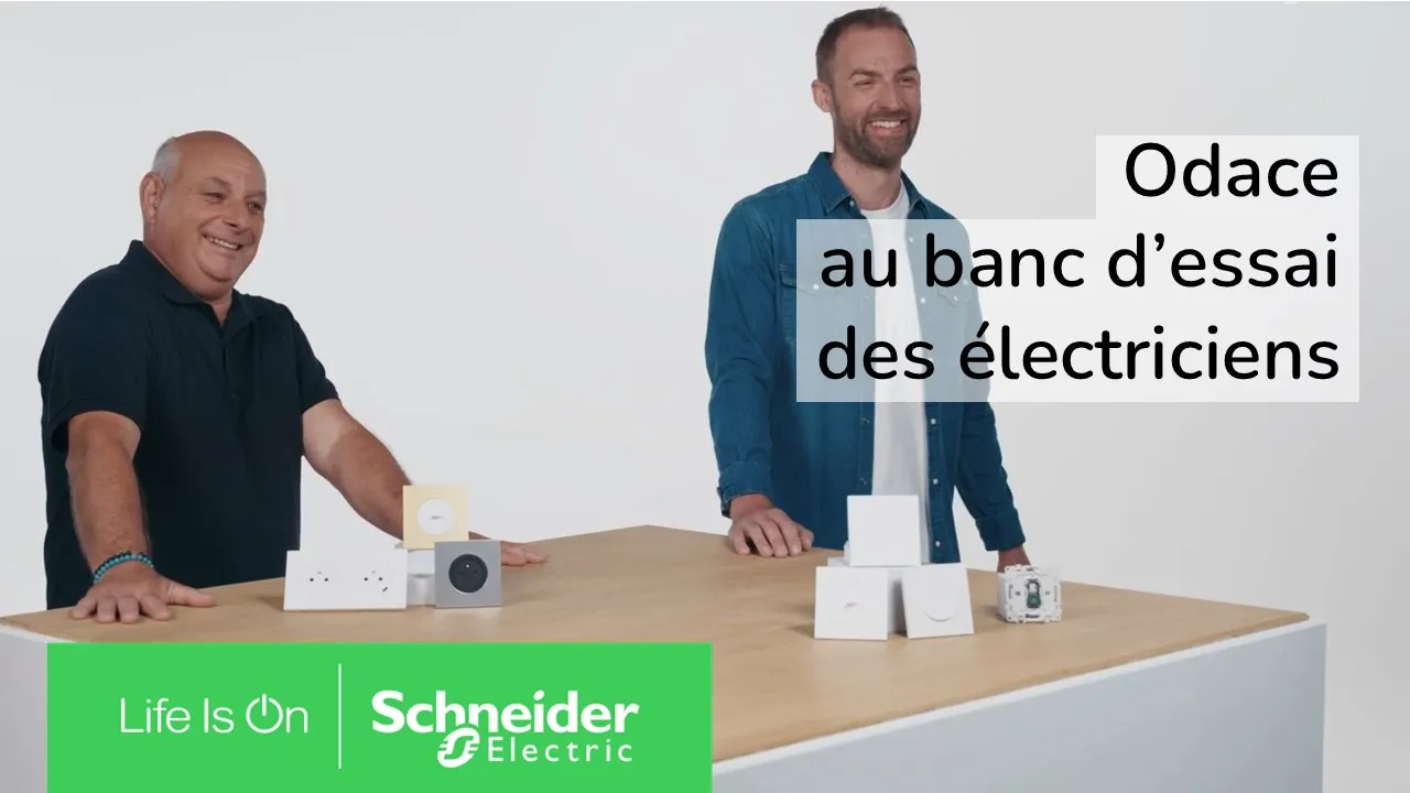 La nouvelle gamme Odace expliquée par des électriciens