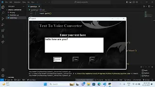 Build a Text-to-Speech Converter using Python Tkinter