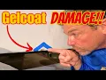 Gelcoat Repair - How to Fix GELCOAT DAMAGE