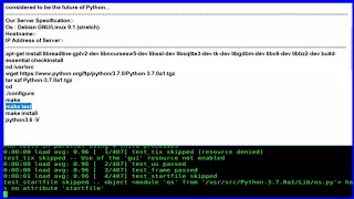 How To Install Python 3 7 on Debian 9 1 Stretch