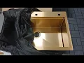 GOLD KITCHEN SINK BY GLACIER BAY NOW ON SALE HIGH END BEAUTIFUL
