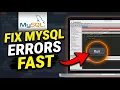 How to fix SQL Query Errors in MySQL - Step By Step