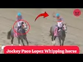 Download Lagu Jockey Paco Lopez Whipping \u0026 Smacking his Horse National Law after winning a race at Parx Racing