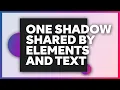 Multiple elements with one shadow with CSS