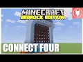 How to Make CONNECT 4 in MINECRAFT BEDROCK
