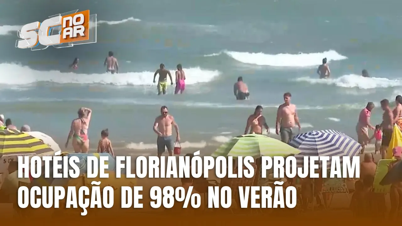 Expectativa de ocupação de até 98% nos hotéis de Florianópolis durante o verão
