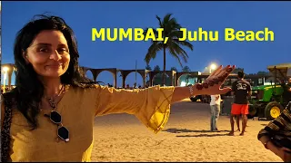 Juhu Beach, Mumbai 🇮🇳 / Sunset, Sea & Indian Vibes 🌅🌊❤️/ My 2026 India Trip