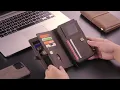 Download Lagu CASEME 018 Series Leather Wallet 2-in-1 Phone Bag Case with Multiple Card Slots at TVC-Mall.com