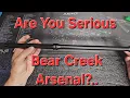 Bear Creek Cold Hammer Forged 5 56 Barrel Shooting Review