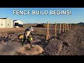 Farm Gate Installation \u0026 Fence Build (Part 1) DIY