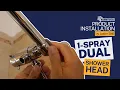 How To Install the 1-Spray Dual Shower Head by HammerHead Showers