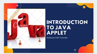 Introduction to Java Applet
