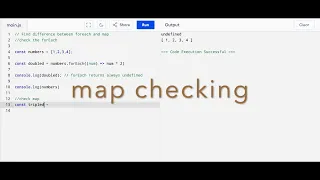 JavaScript forEach vs map
