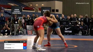 68 Kg Final Forrest Molinari Titan Mercury Wrestling Club Vs Victoria Francis Titan Mercury Wrestl 